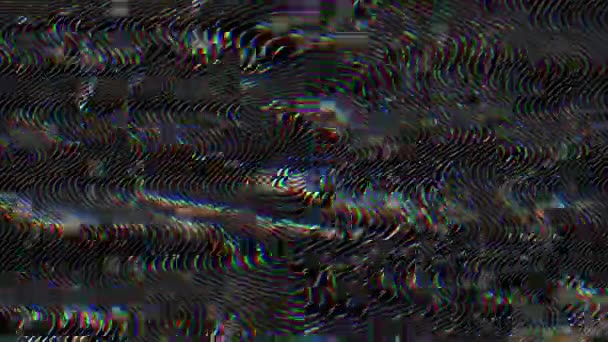 Lyxig holografisk abstrakt bakgrund. Vågigt datorgenererat mönster. — Stockvideo
