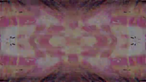 Futuristic fractals ornaments, vibrant particles for webpunk projects. — Stock Video