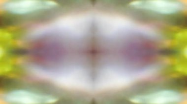 Gelecekçi geometrik kaleydoskop, meditasyon için canlı elementler. 