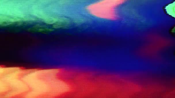 Computer generated abstract animation, rainbow data collapse imitation. — 비디오