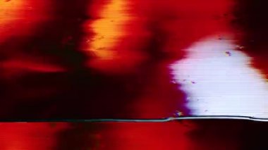 Soyut klasik siber punk psikedelik holografik arka plan. Kötü televizyon efekti. 