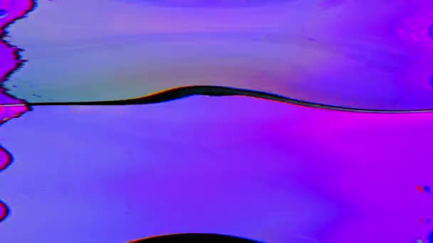 Красочный неоновый футуристический мечтательный блестящий фон . — стоковое видео