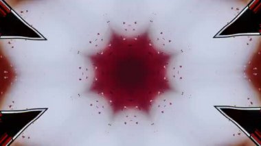 Süslü fütüristik moda holografik arkaplanı dönüştürülüyor. 