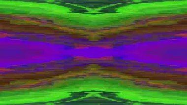 Çok renkli kötü TV taklidi ışık sızıntısı parlak arka plan. Gerçeküstü etki. 
