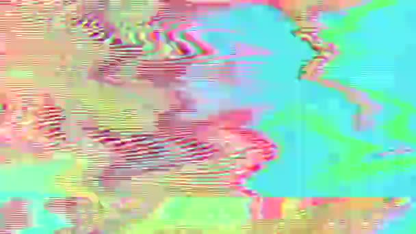 Hypnotizing pattern light leaks holographic background. Looped animation. — 비디오