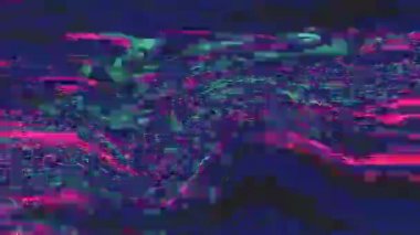 Bokeh siber punk moda holografik arkaplanı dönüştürülüyor.