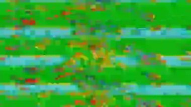 Çok renkli arıza taklit ışık dönüşümleri holografik arka plan. Kusursuz görüntüler.