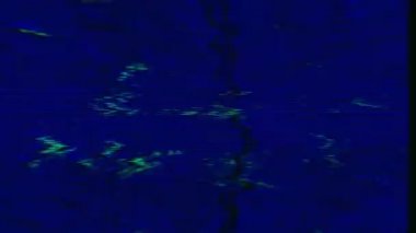 Kötü televizyon taklit ışık dönüşümlerini hipnotize etmek ışıltılı arka plan.