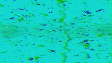 Hipnotize Glitch taklit ışık sızdırıyor holografik arka plan. Döngülü animasyon. 