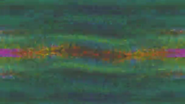 Multicolore glitch imitation lumière fuites fond chatoyant. Images de boucle . 