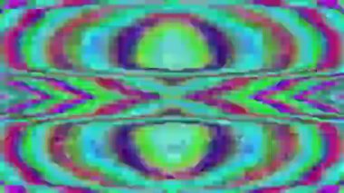 Transforming geometrical futuristic tape holographic background.