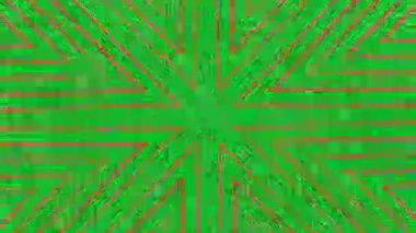 Fütüristik fraktal kaleydoskop, meditasyon projesi için kabartma canlandırması. 