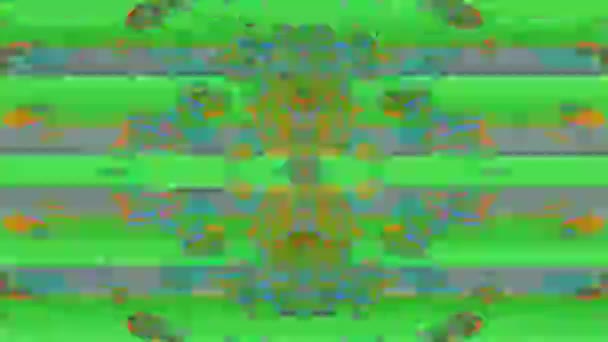 Kaléidoscope étoile organique, graphique de mouvement multicolore pour les projets de méditation . 