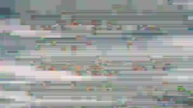 Casual dynamic sci-fi fashion shimmering background. Old tv mix. 