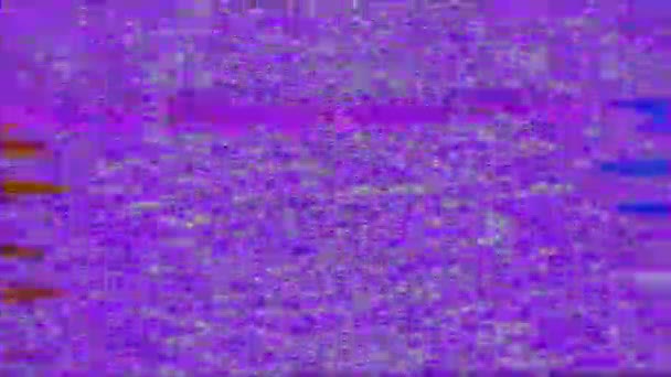 Przypadkowy dane glitch dynamiczny futurystyczny holograficzny tło. — Wideo stockowe