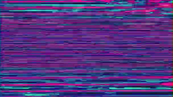 Multicolore cattiva tv imitazione luce perde sfondo iridescente. Filmati senza soluzione di continuità. — Video Stock