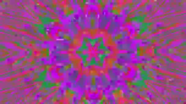 Multi-colored dynamic sci-fi elegant iridescent background. Corrupted computer data mix. — 비디오