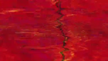 Canlı hata verisi geometrik siber punk holografik arkaplan. 