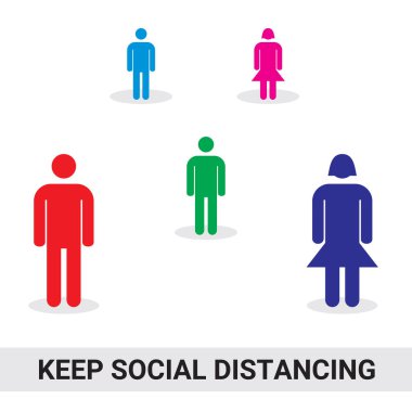 Corona Virüsü - The Covid-19 Vektör Mesajları.