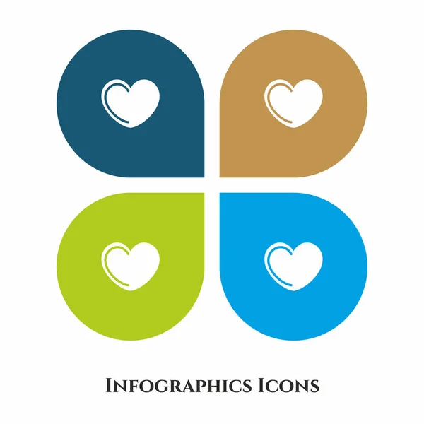 Icono Ilustración Vectores Cardíacos Para Todos Los Propósitos Aislado Fondos Ilustraciones de stock libres de derechos
