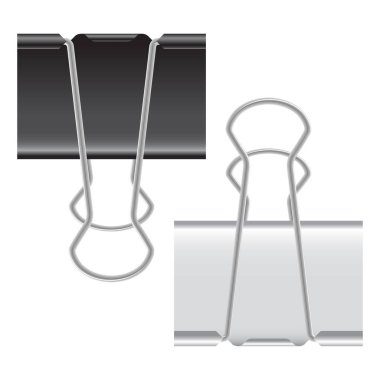 Bir ataş siyah ve beyaz renkli vektör çizim