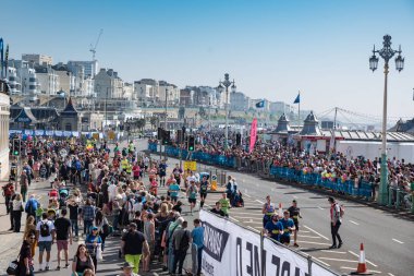 09 Nisan, 2017, Brighton, İngiltere'de. Brighton yukarıda da görüleceği maraton