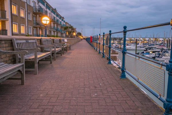 Brighton Marina, nové luxusní oblast v Brightonu, East Sussex — Stock fotografie