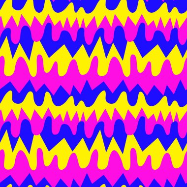 Desen soyut, kesintisiz, farklı şekil ve renk çizgili yapılır. Giysi, kağıt ambalaj kumaş için.