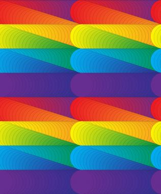 Soyut seamless modeli şeritler gökkuşağı renkleri. Kumaş, ekose, kağıt için.