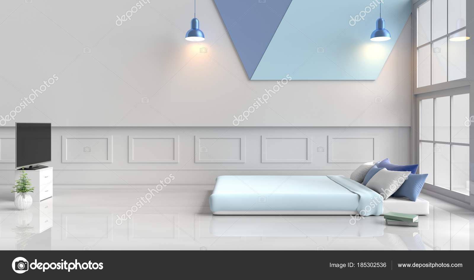 Light Purple And Blue Bedroom White Blue Bedroom Decorated