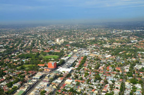 Luchtfoto van de stad Sydney — Stockfoto