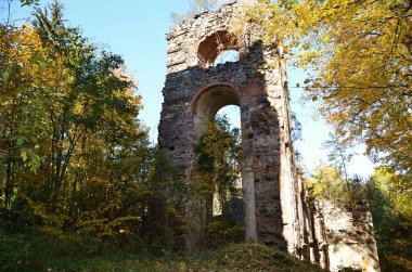 Tachov Çek Cumhuriyeti 'ndeki Aziz' in kalıntıları. 