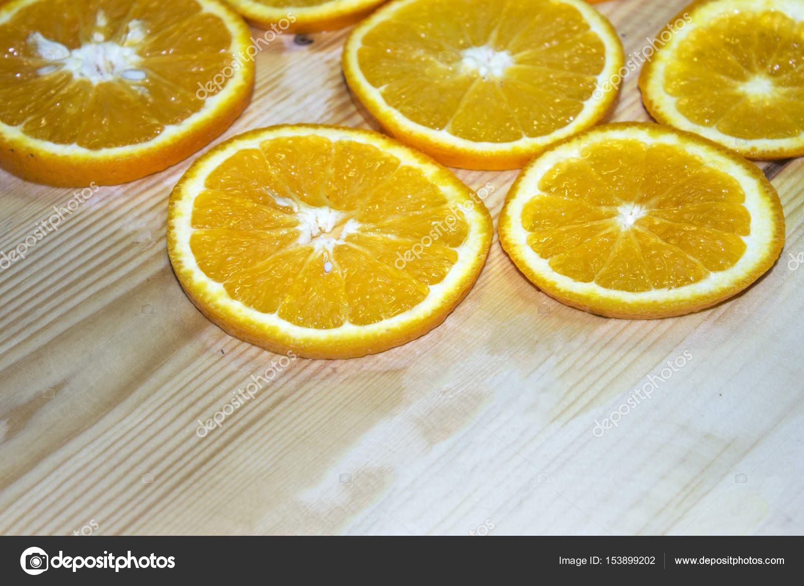 bright orange wedges
