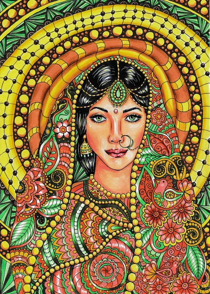 Şirin moda Noel Baba yeni yıl, yılbaşı için Noel ağacı kartpostal yakınındaki