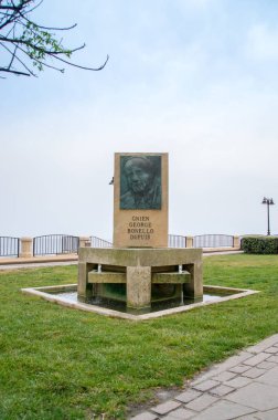 St Julian's, Malta - 14 Mayıs 2017: George Bonello Dupuis Memorial.