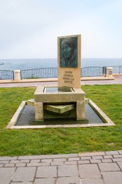 St Julian's, Malta - 14 Mayıs 2017: George Bonello Dupuis Memorial.