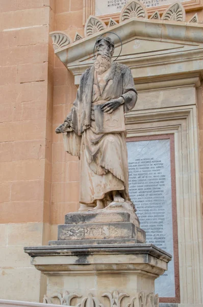 Mosta, malta - 11. Mai 2017: religiöse Statue in der Rotunde der hl. Marija assunta in mosta, malta. — Stockfoto