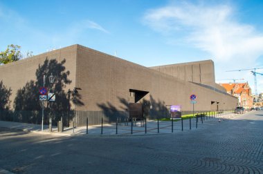 Gdansk, Polonya - 22 Ağustos 2017: Gdansk Shakespeare tiyatro.