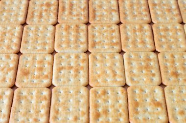 Baskground olarak tuzlu kraker.