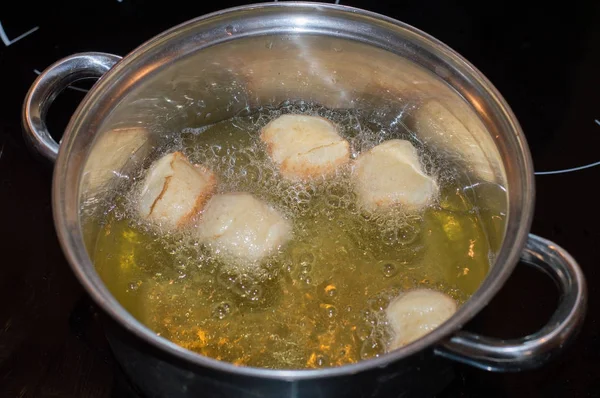 Mini paczki frittura . — Foto Stock