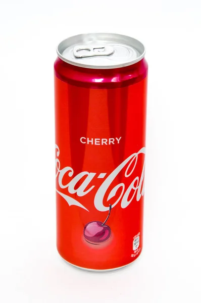 Pruszcz Gdanski Poland January 2018 Can 330 Coca Cola Cherry — Stock Photo, Image