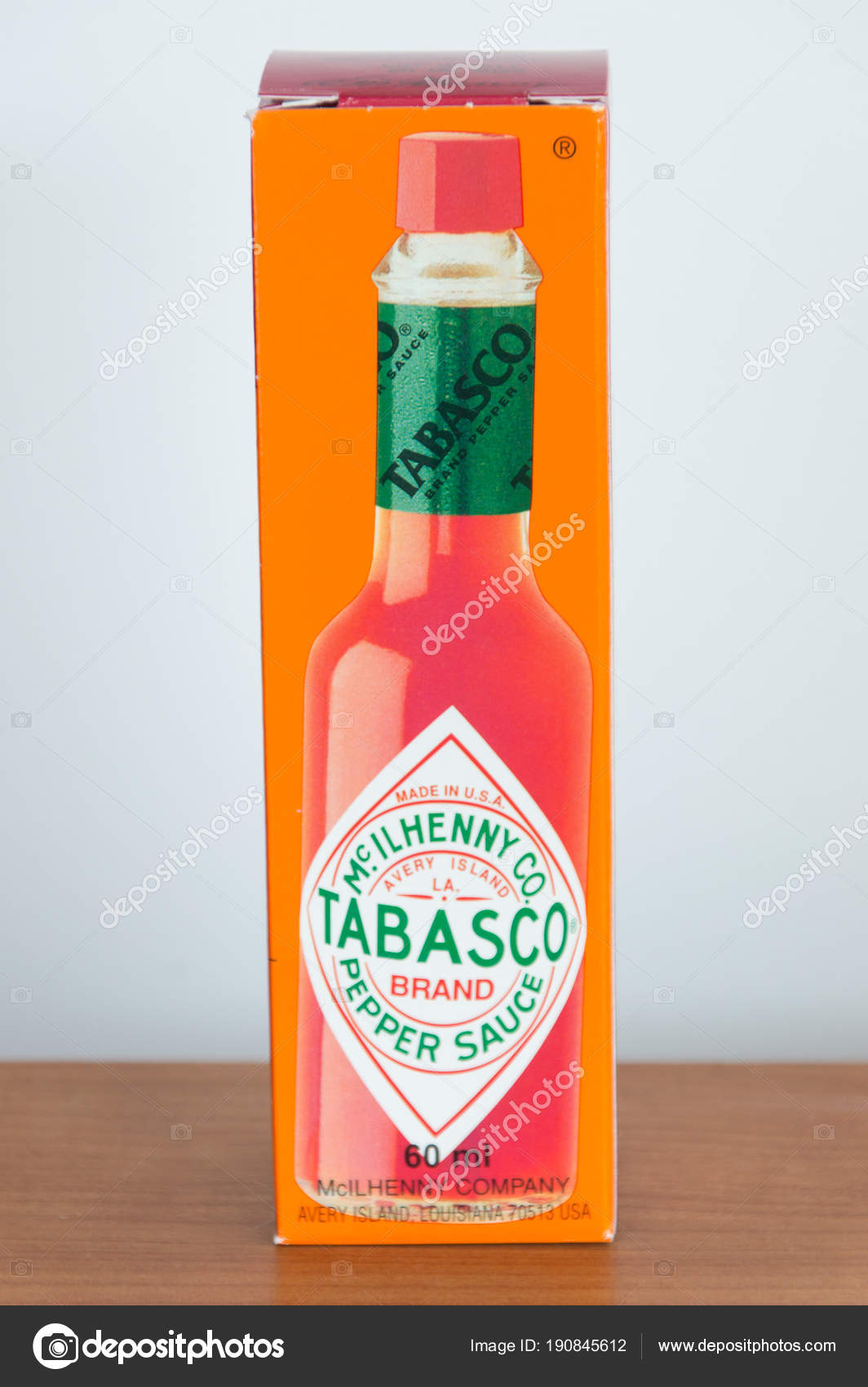 Download Pruszcz Gdanski Poland April 2017 Box Tabasco Sauce Wooden Table Stock Editorial Photo C Robson90 190845612