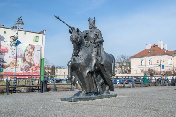 Malbork Polonya Nisan 2017 Casimir Anıt Jagiellon Lehçe Kazimierz Andrzej — Stok fotoğraf