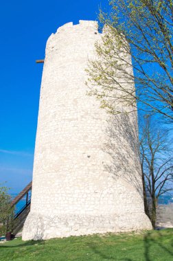 Castle'nın kulede Kazimierz Dolny Polonya.