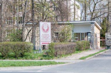 Lublin, Polonya - 14 Nisan 2018: Katolik Üniversitesi Lublin (Lehçe: Katolicki Uniwersytet Lubelski Jana Pawla II).