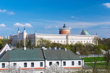 Lublin, Polonya Lublin Royal Castle Hill görünümünü.