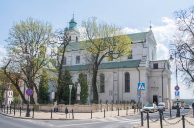 Lublin, Polonya - 14 Nisan 2018: St Peter havari Kilisesi, Lublin.