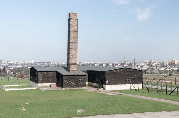 Lublino Polonia Aprile 2018 Crematoria Lublino Campo Concentramento Tedesco Majdanek — Foto Stock