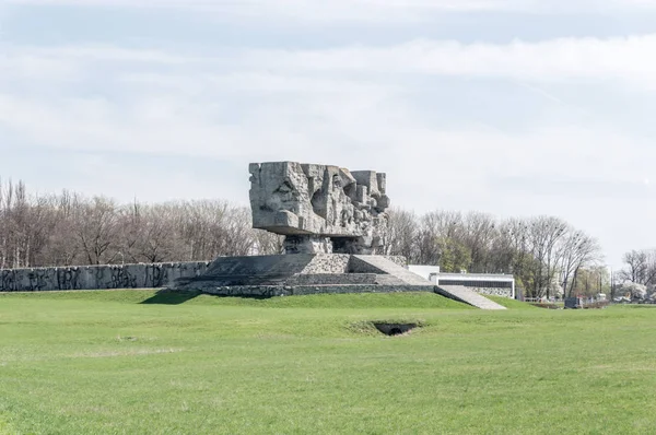 Lublin Polônia Abril 2018 Monumento Majdanek Luta Martírio Polonês Pomnik — Fotografia de Stock