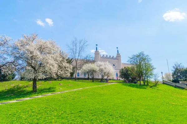 Lublin Poland April 2018 Hill Lublin Royal Castle Spring Time — Stock Photo, Image